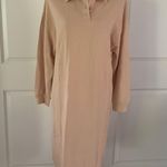 ZARA Oversized Sweatshirt Blush Pink Midi Dress Photo 4