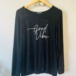 Buffalo David Bitton NWOT Baggy Beach Jumper fleece “Good vibes” sweatshirt pullover soft causal comfy pullover sweater XL Photo 2