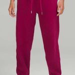 Lululemon  Scuba Relaxed Fit High Rise Jogger Pants Pomegranate Pink Red 4 W5CV9S Photo 0