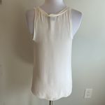 Vince  Modal Silk Contrast Tank Ivory Photo 2
