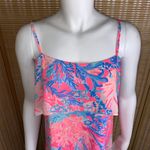 Lilly Pulitzer Lexi Slip Dress, Light Pascha Pink, Aquadesiac Pattern Photo 1