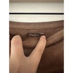 J. McLaughlin  Pull-On Faux Suede Pant Mocha Leggings Small $126 Retail Photo 4