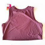 DSG Women's High Neck Brami Tank Crop Top Wine Color Twitch + Allison Sz XL NWT Red Photo 1