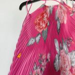 LIDÉE Pink Floral Ete pleated midi Dress Size 6 Photo 5