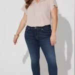 Torrid NWT blue boyfriend straight vintage stretch jeans size 20 tall P23 Photo 0