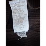 Tommy Hilfiger  Ribbed Knit Top Chocolate Brown Split Neck (L) Neutral Minimalist Photo 6