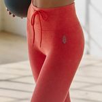 Free People #40 NWT Go To Leggings in Washed Red Alert Photo 1