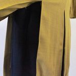 Vintage 60s Justin McCarty Mustard Yellow Split Kirt Long Sleeve Dress Size M Photo 8