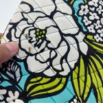 Vera Bradley  Island Blooms Quilted Cotton Large Tote Bag Floral Aqua 14” School Photo 7