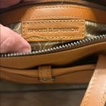 Spikes & Sparrow Tan Leather Shoulder Tote Bag Zipper Top Brown Photo 5
