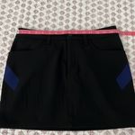 Under Armour UAS  Black Blue Athletic Sportswear Skirt By Tim Coppens Size 2 Photo 9