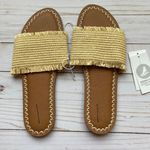 Universal Threads Women's Tropical Straw Wicker Fringe Sandals Sz 7.5 NWT Photo 0