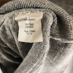 J.Crew Womens Sweater Gathered Hem Cotton Crew Neck Gray M Photo 4