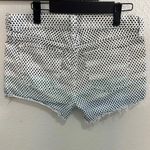 J Brand Cut Off Ombre Dot Frayed Hem Denim Cut Off Shorts 26 Photo 7