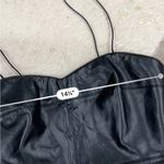 Bailey 44 faux leather sweetheart neckline leather crop top Photo 2