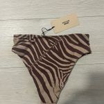 SKIMS NWT x Roberto Cavalli High-Waisted Bikini Bottom Zebra Print Photo 16