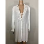 New. International concepts Ivory crepe cover up. Medium. Retails $99 White Photo 2