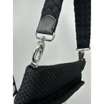 The Sak The Womens BlackWoven Clutch Handbag Shoulder Purse Excellent Condition Photo 14