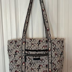 Vera Bradley Gray Penguin Tote Bag Photo 0