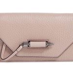 Mackage  Zoey-C Leather Envelope clutch/crossbody with Gunmetal Chain Bag Photo 0