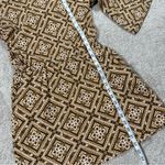 Known Supply Ayla Cider Retro Boho Mini Dress Oversized Sleeve Organic Cotton S Brown Photo 15