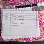 Susan Graver Womens Tunic Blouse Size XL Novelty Print Feminine Bateou Neck Pink Photo 11