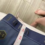 Under Armour Steel Blue Rush ColdGear Long Sleeve Mock Neck Zip Back Size Small Photo 8