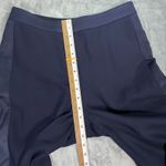 Boden Navy Wide Leg Cropped Pants with Satin Trim Women's 2R Blue Size 2 Photo 8