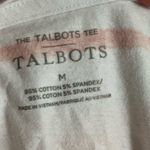 • Pink Orange White Striped Talbots Tee Photo 3