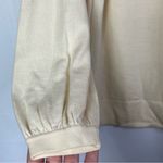 Club Monaco Cream Crewneck Pullover Wool Knit Sweater L Photo 4