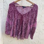 American Eagle  floral flowy top size XS Photo 3