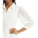 Veronica Beard  Kylan Eyelet Cotton Shirtdress in White,0, $499 Photo 2