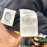 Ganni  Floral Multi Color halter neck Bodysuit Top/size Photo 9