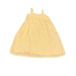 Stars Above  Butter Yellow Cotton Gauze Boho Oversized Beach Dress size M Photo 5