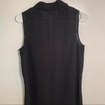 Kenneth Cole Tunic Shirt Dress Black Sleeveless Photo 9