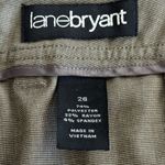 Lane Bryant  Dress Pants Womens Size 26 Brown‎ Wide Leg Trouser High Rise Stretch Photo 3