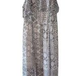 Torrid  Black & White Chiffon Maxi Dress Spaghetti Strap Size 1 Photo 0