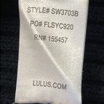 Lulus  Black Turtleneck Ribbed Sweater Photo 6