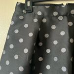 J.Crew NWOT Size Small (4) Black Pleated Mini Skirt Silver Polka Dots Bubble Photo 3