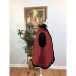 Chico's Chico’s Travelers Women’s Vest/Quilted 3 Strong Full Zipper Contrasting Trim Red Photo 2