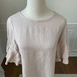 Francesca Bettini Light Orchid Pink Italian Linen Shift Dress XS Photo 3