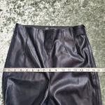 ZARA  Black Faux Leather Skinny Pants Photo 5