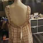 Jane and Delancey  CHECKERD TOP SIZE XL Photo 2