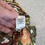 Earthbound Trading High Low Dress Womens Medium Green Paisley Hippie Boho Photo 9