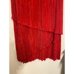 Mother of Bride Drop Waist Short Sleeve Layered V Photo 4