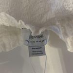 NWT Seraphine White Sleeveless Shirred Cropped Blouse Top Size 12 Photo 4