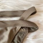 ASOS AndCo Bronze Green High Waisted Strappy Bikini Bottom Sz S Photo 70