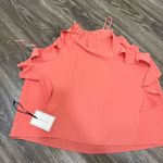 1. State  Ruffle Trim Halter Top Coral Photo 1