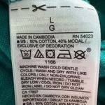 Old Navy size large teal green Cami top with lace Photo 5