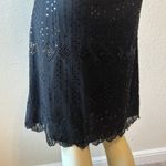 Grace Elements #19 Women's Black Sequin and Mesh Scalloped Hem Skirt by .  Sz: 8 Photo 2